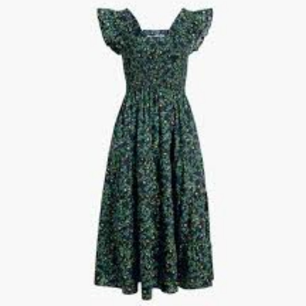 Hill House Ellie Nap Dress Midnight Garden XS
